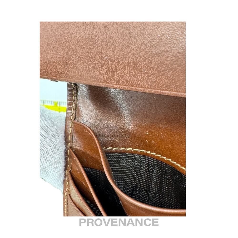 🔴 Burberry Pocket Organizer Wallet - Haymarket Check Brown - Picture 7 of 9